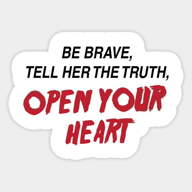 Preacher - Open Your Heart Sticker by Galeaettu